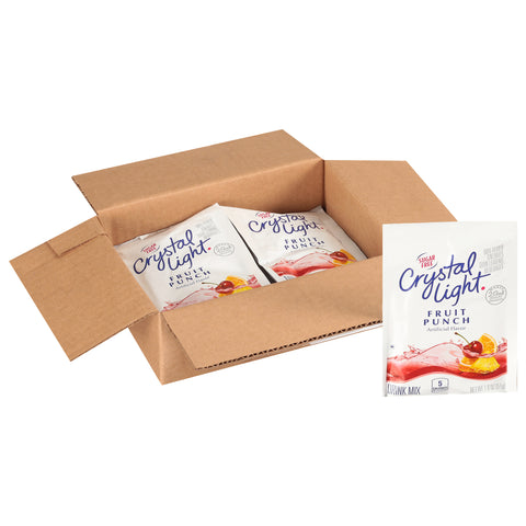 Crystal Light Fruit Punch 12 Envelopes Per Case - Each Makes 2 Gallons