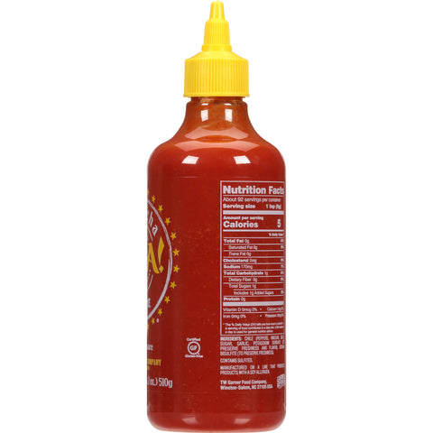 Texas Pete® SAUCE CHILE SRIRACHA GLASS BOTTLE