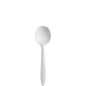 Spoon Soup Plastic Medium Weight White Pp