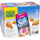 Silk MILK ALMOND ASEPTIC UNSWEETENED 105794