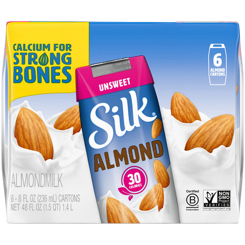 Silk MILK ALMOND ASEPTIC UNSWEETENED 105794