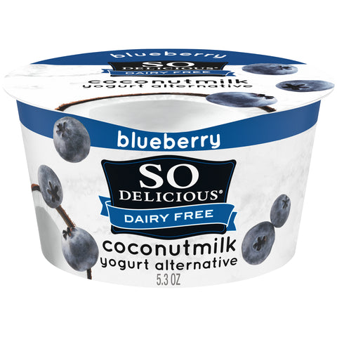 So Delicious Dairy Free Cultured Organic Coconut Blueberry Yogurt Alternative, 5.3 Ounce -- 12 per case