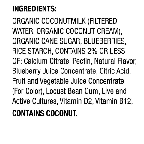 So Delicious Dairy Free Cultured Organic Coconut Blueberry Yogurt Alternative, 5.3 Ounce -- 12 per case