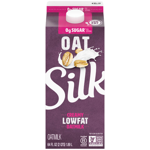Silk MILK SUB OAT SUGAR-FREE ASEPTIC CARTON REF