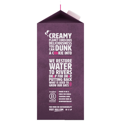 Silk MILK SUB OAT SUGAR-FREE ASEPTIC CARTON REF