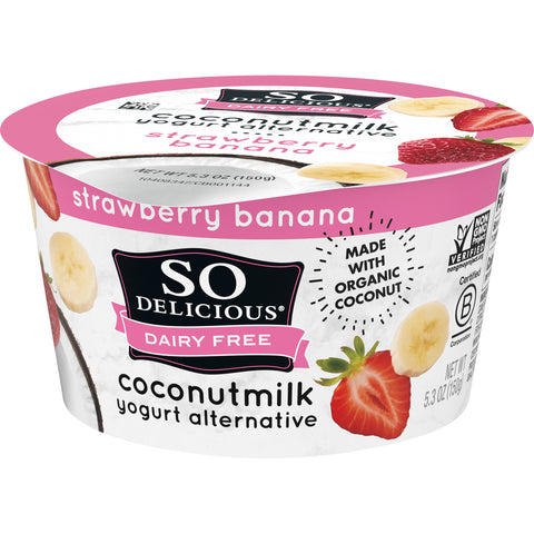 Yogurt Coconut Strawberry Banana Dairy Free Cultured Organic