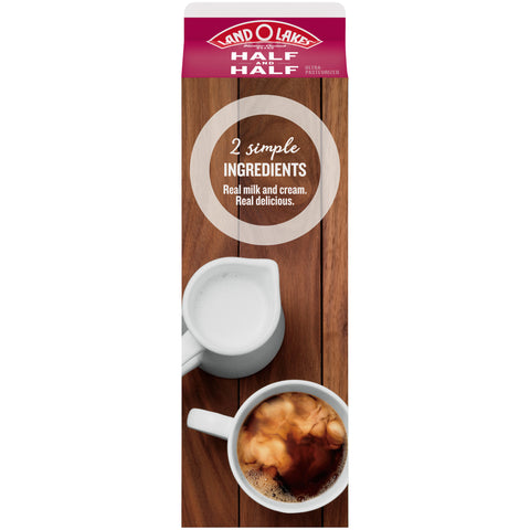 Land O Lakes Traditional Extended Shelf Life Half and Half, 32 ounce -- 12 per case