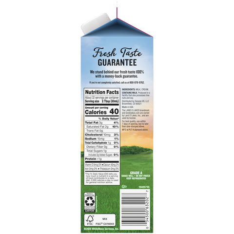 Creamer Half & Half Uht Esl 100748