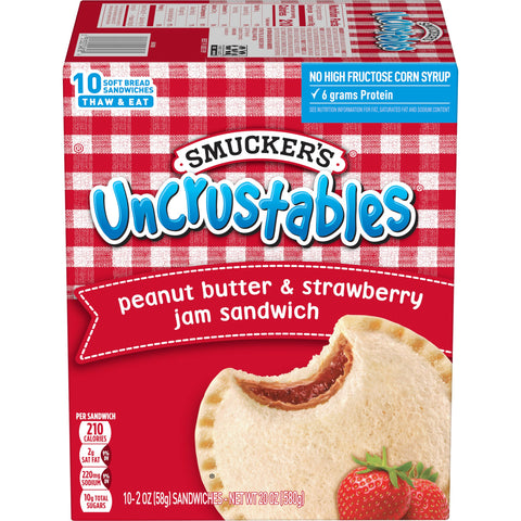 Uncrustables® SANDWICH PEANUT BUTTER & STRAWBERRY JELLY IW 2 OZ