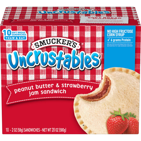Uncrustables® SANDWICH PEANUT BUTTER & STRAWBERRY JELLY IW 2 OZ