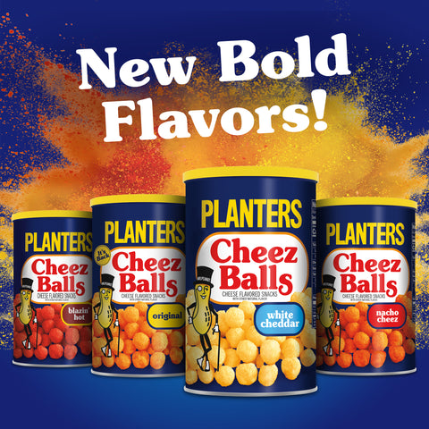 Planters SNACK CHEEZ BALLS WHITE CHEDDAR