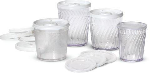 Dinex® TUMBLER SAN PLASTIC CLEAR SWIRL 6 OZ