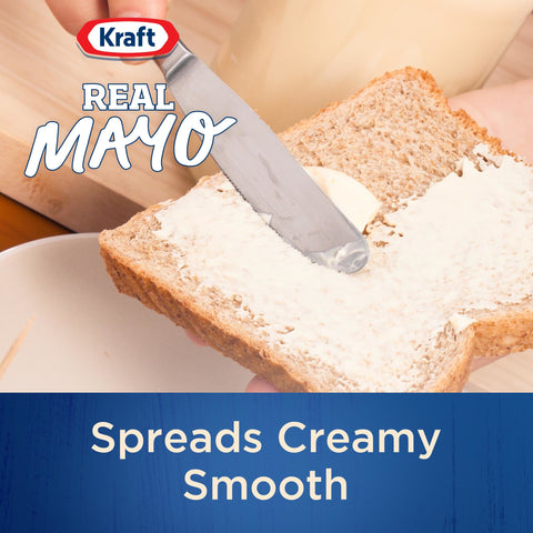 Kraft Real Spoonable Mayonnaise, 12 Ounce -- 12 per case.