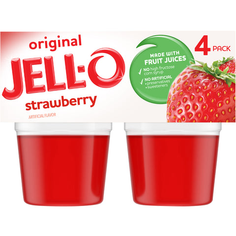 Jell O Strawberry Gelatin, 3.38 ounce -- 24 per case