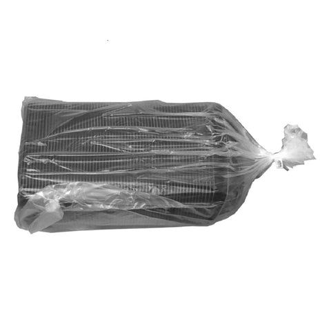 Anchor Packaging MicroRaves Wave Polypropylene Black Rectangular Container, 24 Ounce Capacity -- 252 per case