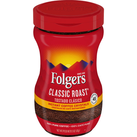 Folgers® COFFEE CAFFEINATED INSTANT REGULAR