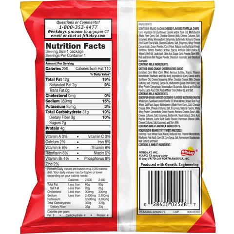 Munchies Cheese Fix Snack Mix, 1.75 Ounce -- 64 per case.