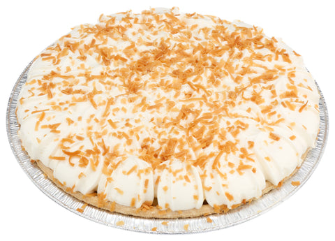 Sara Lee Chef Pierre Coconut Creme de la Cream Pie, 10 inch -- 4 per case.