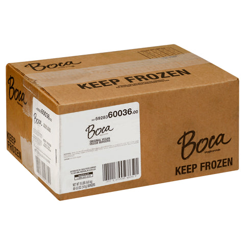 Boca VEGGIE BURGER VEGAN ORIGINAL