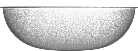Carlisle BOWL SALAD PLASTIC PEBBLED CLEAR 8