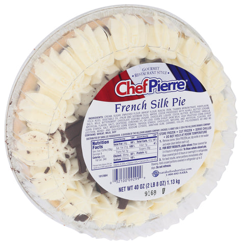 Pie French Silk Gourmet W/ Domes 10