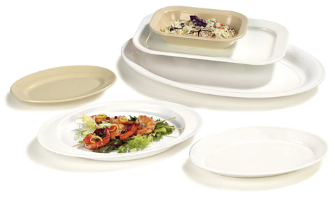Carlisle PLATTER OBLONG WHITE 15-3/4