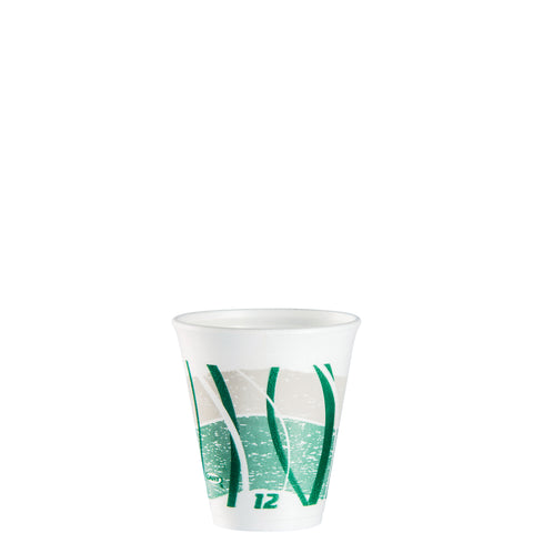 Dart Impulse® CUP FOAM IMPULSE GREEN & GREY 12 OZ