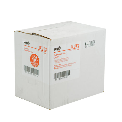National Checking Company Use First Removable Label, 2 inch -- 500 per case.