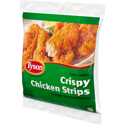 Chicken Breast Strips Crispy Homestyle Breaded, Fritter, Fc, Cash N' Carry Pack 4373-0928