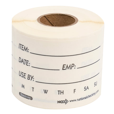 DateIt™ LABEL SHELF LIFE DISSOLVING 2X3