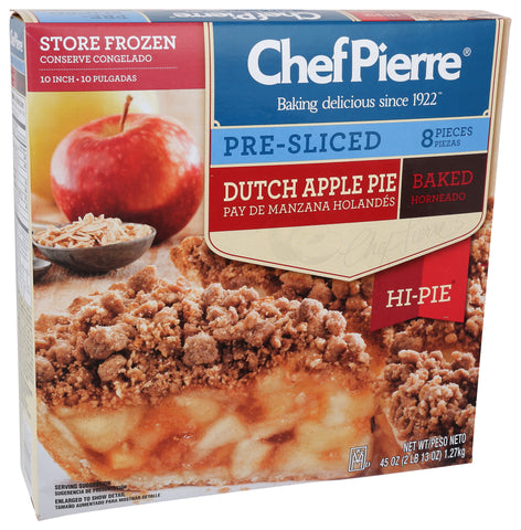 Pie Dutch Apple Hi Pre-sliced 8 Ct