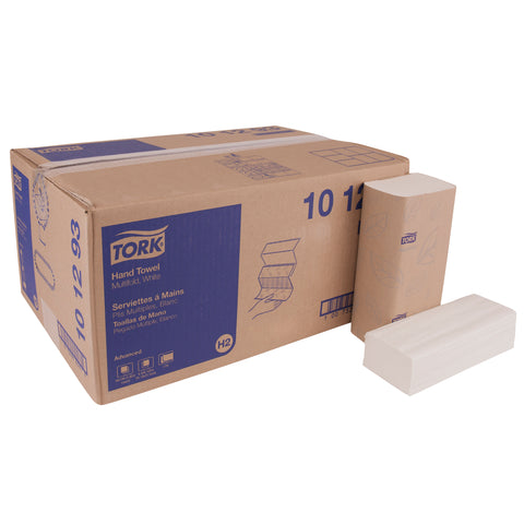 Towel Hand Multifold 3-panel White 2-ply 9.5x9.1