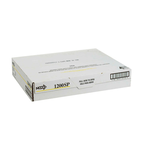 National Checking Company Guest Check Paper - 1 Part White, 15 Line, 3.5 x 6.5 inch -- 10000 per case.