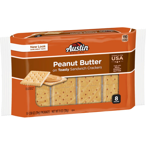 Cracker Peanut Butter Sandwich Square Ss Sleeve