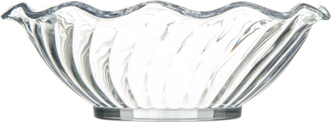 Dish Plastic Berry Clear Tulip 5 Oz
