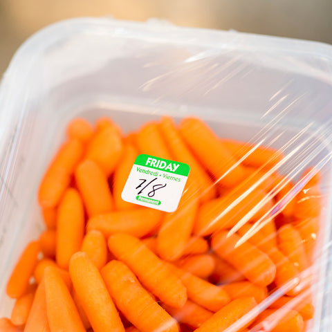 National Checking Company Dateit Green Trilingual Permanent Label - Friday, 1 x 1 inch -- 1000 per case.