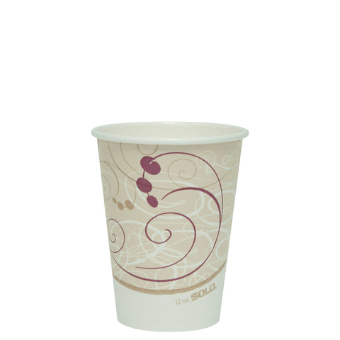 Cup Paper Hot Single Poly 12 Oz