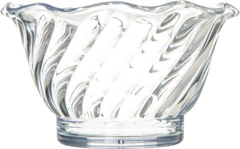 Dish Dessert Tulip San Plastic Clear 5 Oz