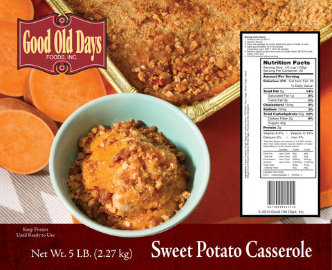 Good Old Days SOUFFLE SWEET POTATO FROZEN