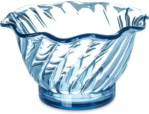 Dish Dessert Tulip Ice Blue 5 Oz