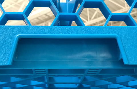 Carlisle RACK GLASS 9 COMPARTMENT BLUE