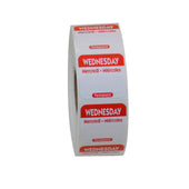 Label Food Rotation Trilingual Red Wednesday 1x1