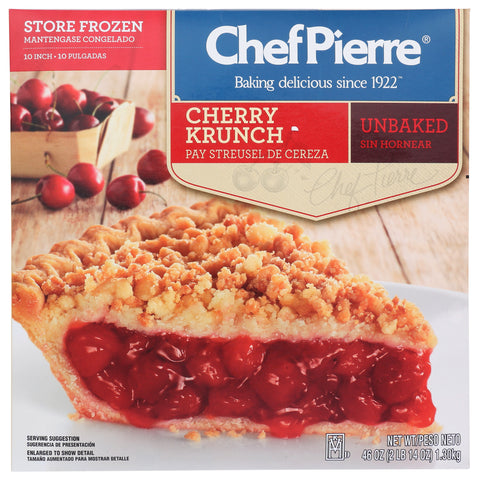 Pie Cherry Krunch Fruit Traditional Unbaked 10