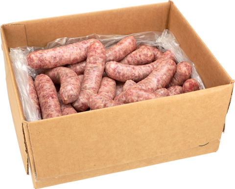 Bratwurst Link American-style Raw 4:lb 5.5