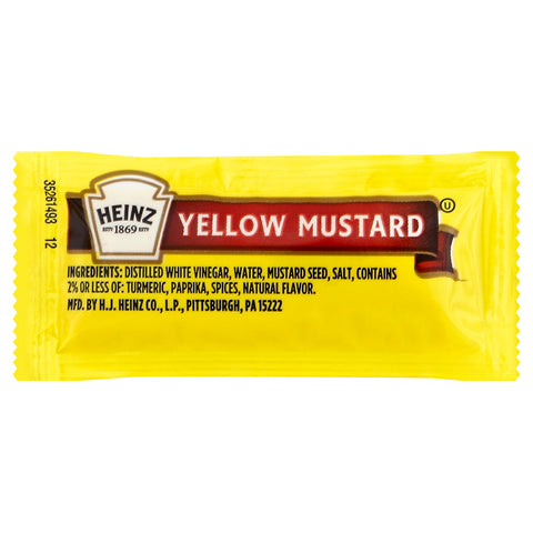 Mustard Yellow Single Serve Packet 530600/78000701