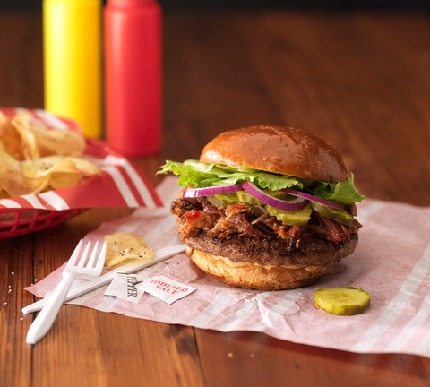 Beef Patty Ground Wide Seasoned Frozen 75/25 4 Oz