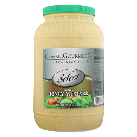 Ventura Foods Classic Gourmet Select Golden Honey Mustard Salad Dressing, 1 Gallon -- 4 per case.