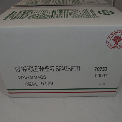 Pasta Whole Wheat Spaghetti 10
