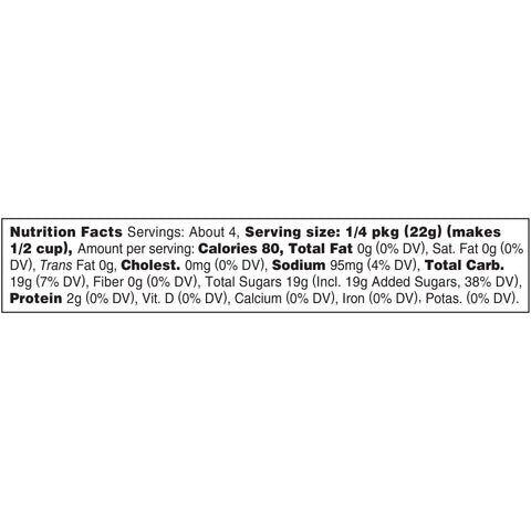 Gelatin Mix Strawberry Powder