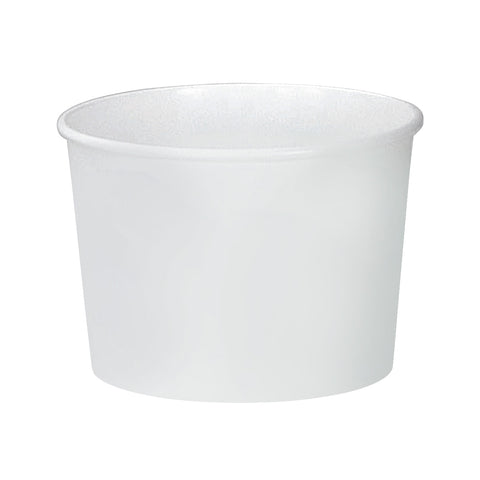 Container Paper Food Double Sided Poly 16 Oz